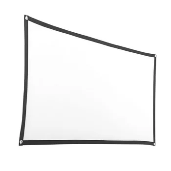 

72'' Portable Projector Screen Full HD Home Theater Foldable 3D Outdoor Cinema Projection Screen Canvas