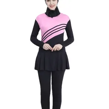 Мусульманские купальники, наборы размера плюс, Мусульманский купальник, Исламская Леди, консервативный купальный костюм, полное покрытие, пляжный хиджаб, купальники, Буркини