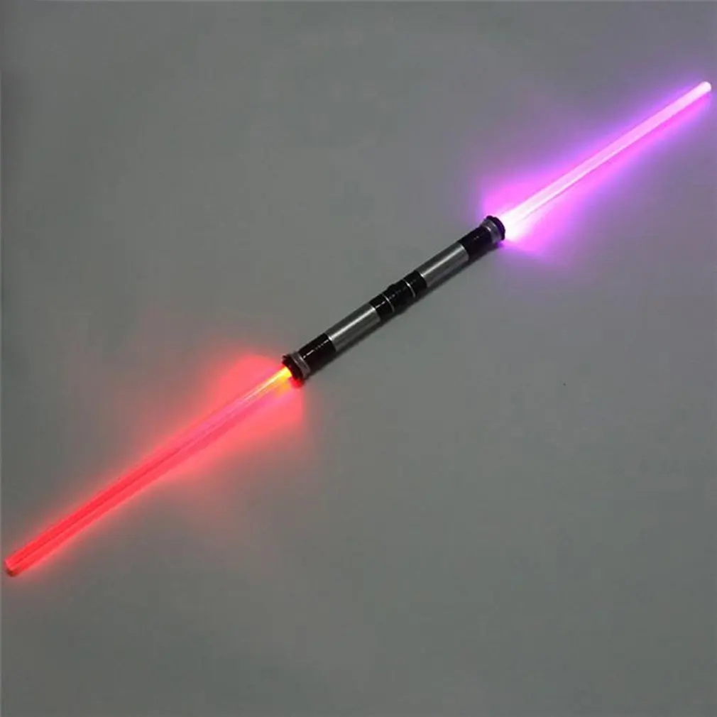 2-in-1 Lightsaber Creative LED Flashing Sword Cosplay Prop Funny Laser Sword Toy with Sound Luminous Children Toy