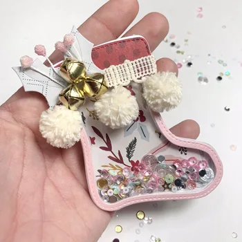 

KSCRAFT Nesting Christmas Stocking Metal Cutting Dies Stencils for DIY Scrapbooking Decorative Embossing DIY Paper Card