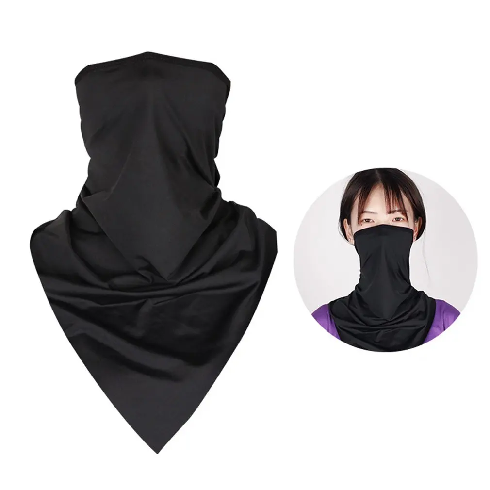 

Summer Uv Protection Mask Ultra-Thin Breathable Ice Silk Neck Mask Sunscreen Mask For Women Men Outdoor Use
