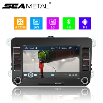 

Seametal 7" 12V Universal Car Multimedia Player 2 Din Rearview Camera Bluetooth 4.0 GPS WIFI Android 8.1 Car Autoradio Radio