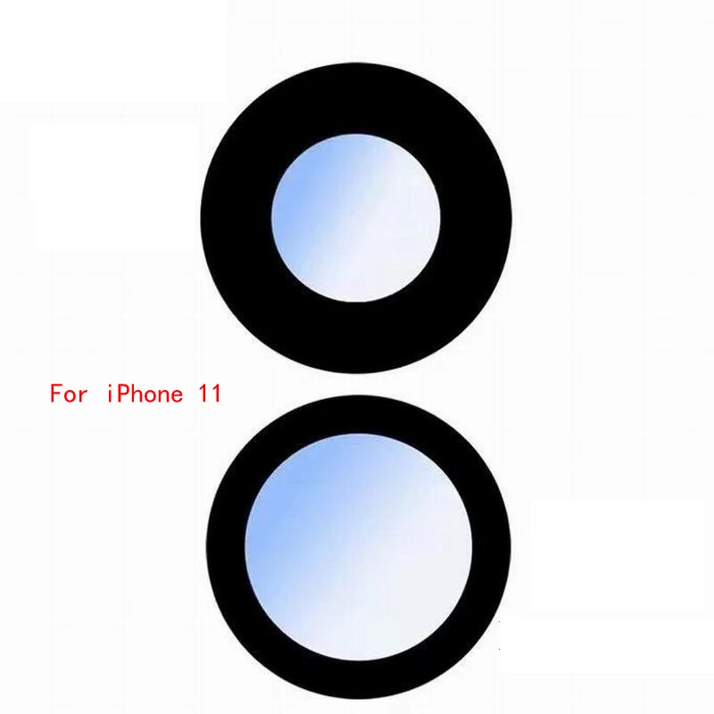 ZONBEMA 50 шт. для iPhone 6 6S 7 8 11 Pro Plus X XR XS Max задняя камера стеклянный объектив с наклейкой