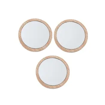 

2Pcs Makeup Mirror Portable Mirror Looking Glass for Girls Women Home