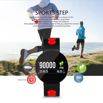 

Color Screen Bracelet Fitness Tracker IP67 Waterproof Bluetooth Heart Rate Monitor Smart Watch
