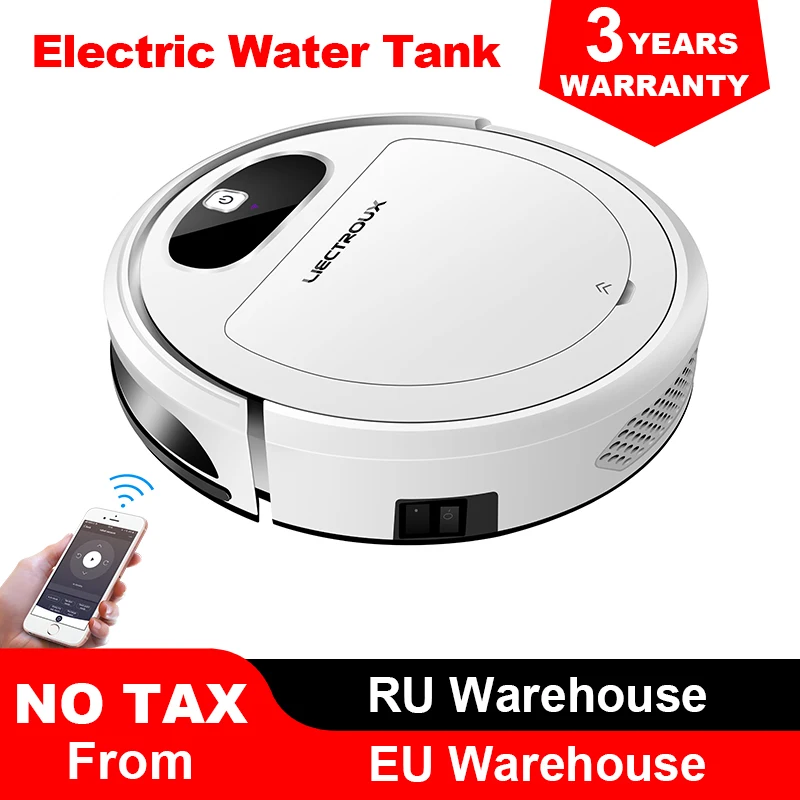 Liectroux 11S Vacuum Cleaning Robot, WiFi App,Gyroscope & 2D Map Navigation,Electric Control Air Pump Water Tank,Wet Dry Cleaner|Vacuum Cleaners| - AliExpress