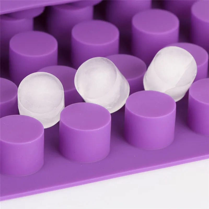 88 полостей мини круглые формы чизкейков конфеты силиконовая форма для льда шоколадный трюфель пресс-форма для тортов