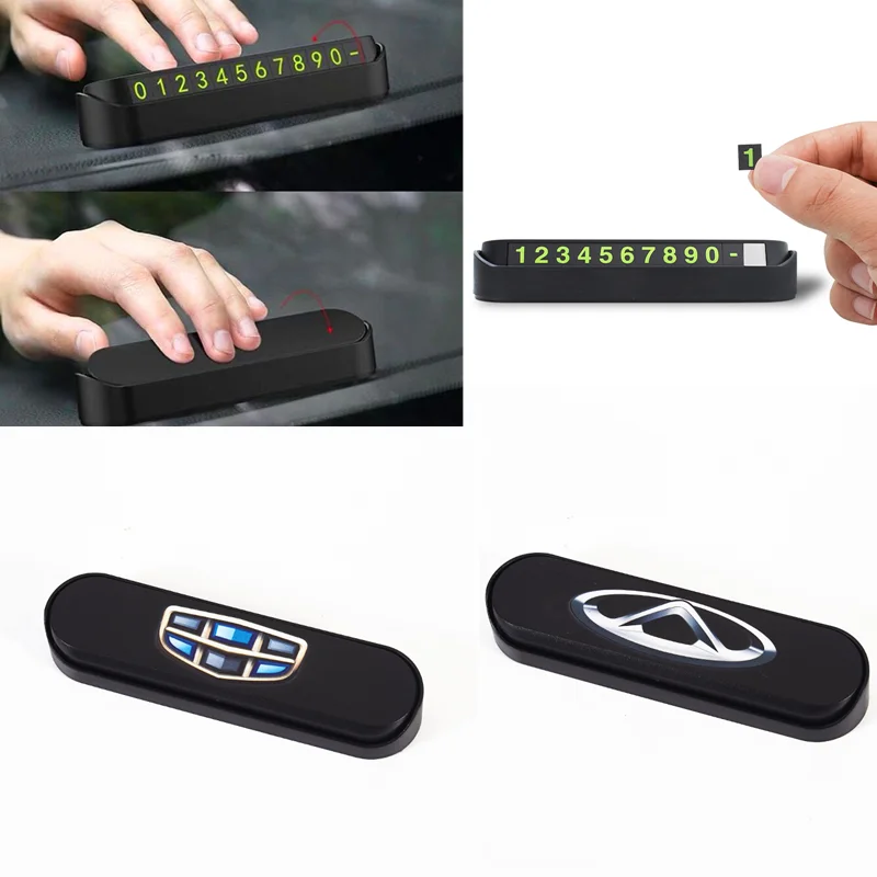 Car Styling Temporary Parking Card Sticker Phone Number Park Stop for Toyota Audi Fiat Volvo Peugeot Skoda BMW Ford VW Opel | Автомобили и