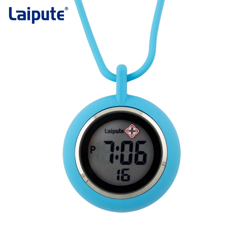 Nurse watch electronic digital medical cute environmentally friendly silicone sling hanging neck fashion pocket watch female Nurse watch electronic digital medical cute environmentally friendly silicone sling hanging neck fashion pocket watch female