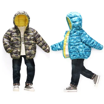 

autumn winter boy for jacket Coat Cotton Camouflage boy kid windbreaker for Children winter Jacket boy kid Clothes 2-7 years