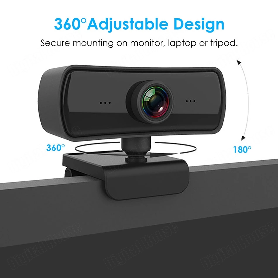 

YouTube,Skype Video Calling,Studying,Conference Webcam HD Camera with Plug & Play USB Web A Video Camera for Computer