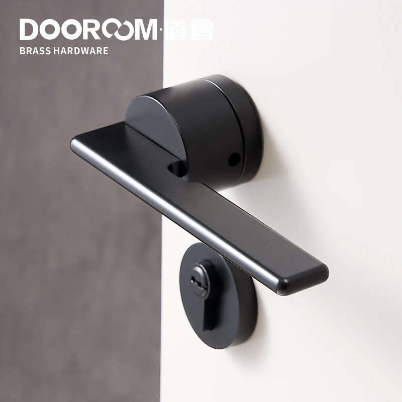 Набор латунных дверных замков Dooroom набор современных золотистых черных