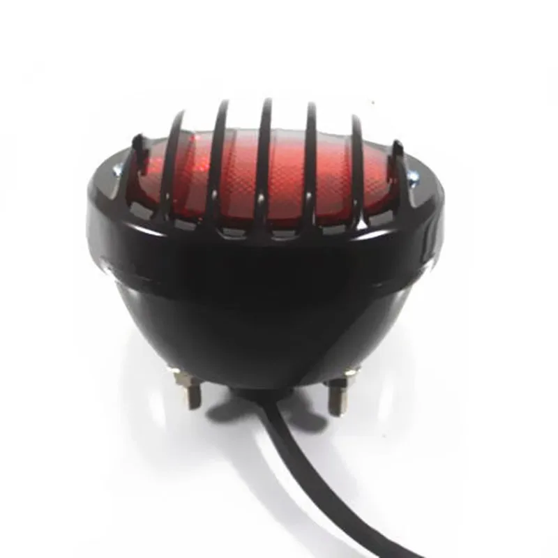 Motorcycle Side Mount License Brake Stop Tail Light For Harley XL883 1200 Honda Yamaha R1 Kawasaki Suzuki Cafe Racer Old School| |