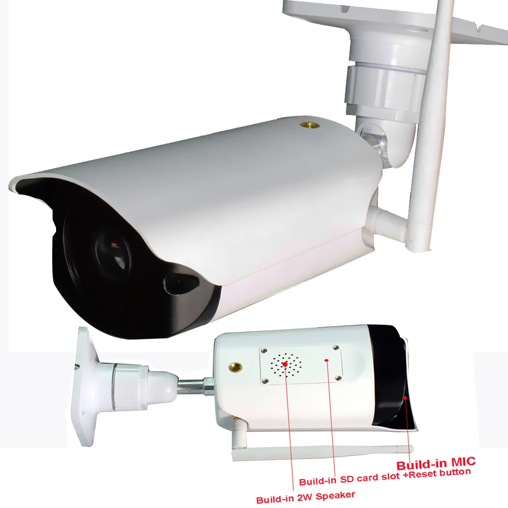 Для Iphone и Ipad, Беспроводной Wi-Fi на открытом воздухе 3MP 2.0MP 2304*1296 IP Камера слот для карты SD ONVIF для Iphone и Ipad 2 аудиоданных Запись SD слот для карт памяти