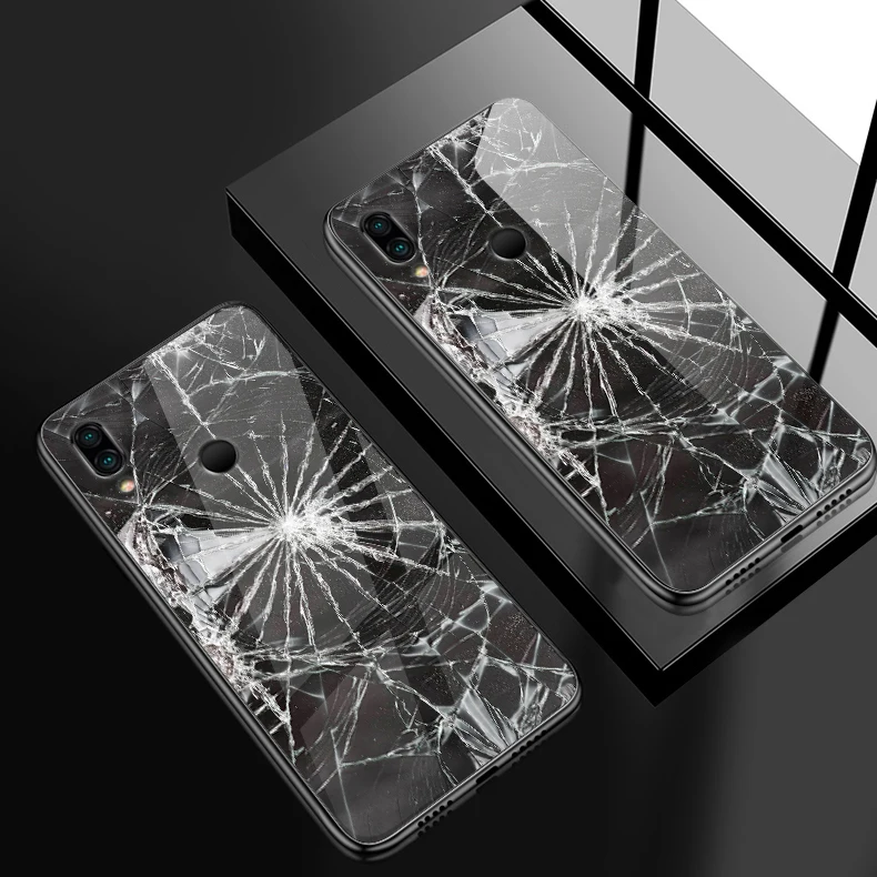 Закаленное Стекло крышка для Xiaomi 6X5X8 9 SE A1 A2 удобный телефонный футляр для Redmi Note 4x 5A 6 7 Pro Prime полный жесткая Защитная крышка - Цвет: H144