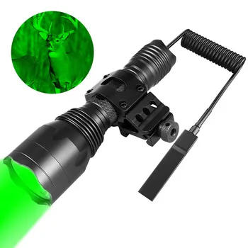 

ANEKIM XPE2 LED Green/Red/Blue flashlight super bright flashlight camping light hunting light waterproof use 18650 battery