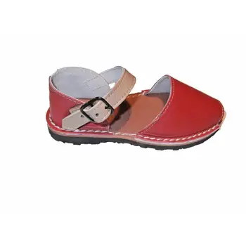 

Sandal Avarca Frailera Minorca Boy Girl Lady Leather rubber Sole