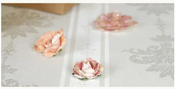 Ручной работы Цветы пакет DIY 3D бумажный цветок для изготовления открыток, скрапбукинга украшения
