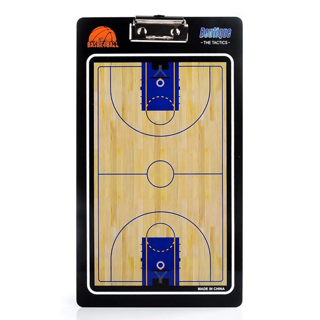 Portable Basketball coaches Board Foldable Tactic Training Clipboard
