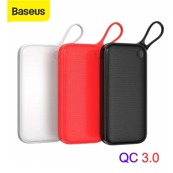 

Baseus 20000mAh Power Bank For Samsung S9 S8 Plus Quick Charge 3.0 USB C Portable Charging External Battery Charger PowerBank