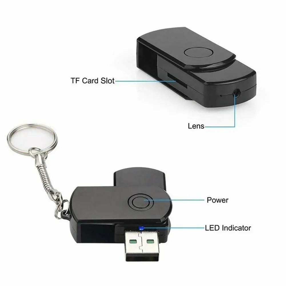 TWISTER. CK вращающийся u-диск USB 2,0 детектор движения камера монитор 1280*960 без Wi-Fi