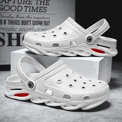 New Style Outdoor Sandals EVA Soft Sole Baotou Beach Shoes  Men and Women The Same Style Suitable for Summer Platform Slippers