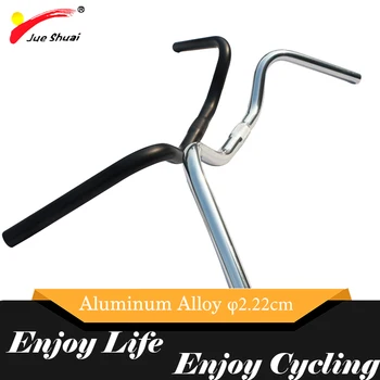 

Aluminum Alloy City Road Bicycle Handlebar 2.22cm Diameter 62.5cm Wire Length Handlebar Normal Type Bike Part Bike Accessories