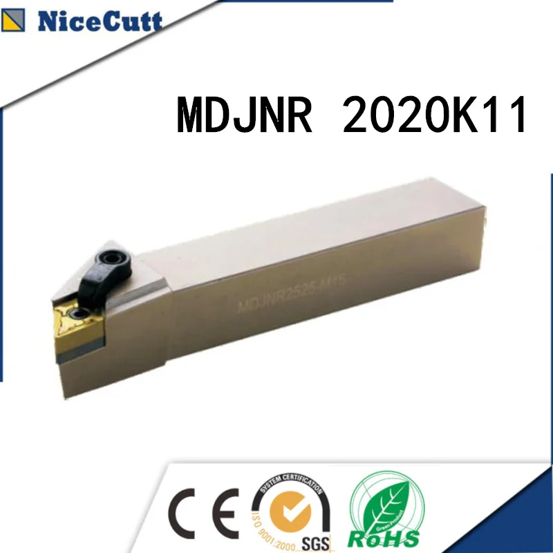 NiceCutt MDJNR2020K11 инструмент высокого качества внешний токарный инструмент MDJNR2020K11 для DNMG серии вставка
