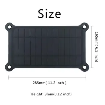 

10W Mobile Phone Solar Charging Board USB Output Port 5V Mono Solar Panel Kit Outdoor Charger Emergency Power With Controller