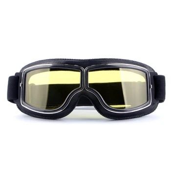 

Retro Motorcycle Glasses Goggles Motorcross ATV Aviator Helmet Glasses