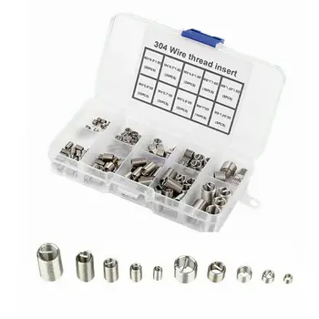

150Pcs/set Helicoil Thread 304 Stainless Steel Repair Accessories Replaces