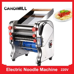 CANDIMILL Noodle Maker Press Pasta Machine Electric Spaghetti Making Machine Dumpling Dough Sheeter Dough Roller