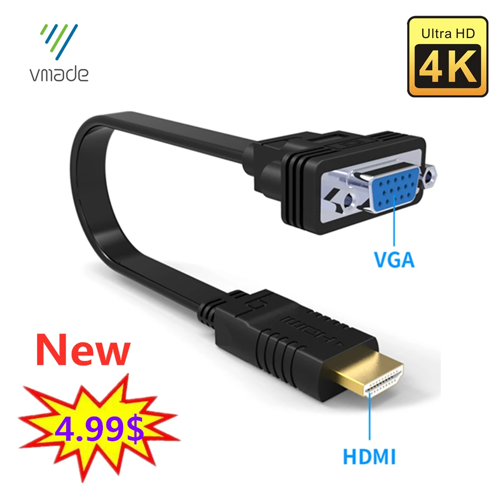 HDMI VGA адаптер кабель конвертер DP дисплей порт с аудио кабелем к DVI для HD ноутбука HP