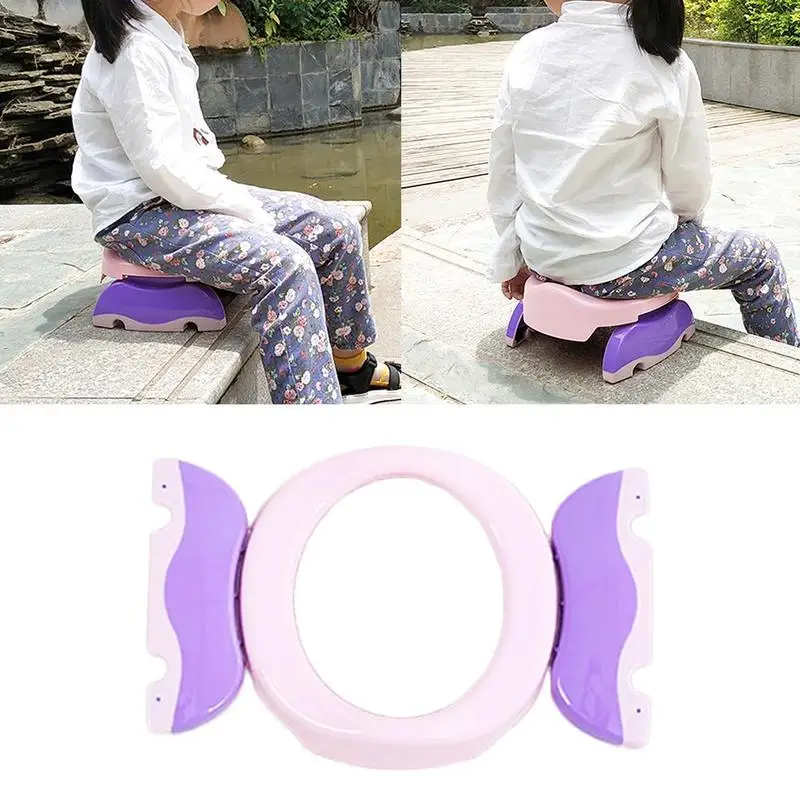 Portable Baby Outdoor Travel Pots Travel Baby Folding Potty Kids Training Toilet Seat Boy Girl Foldaway Toilet Basin Potty