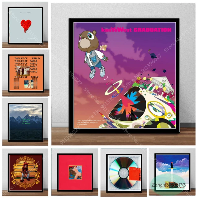 TZ103 Poster HD Prints Kanye West ye Graduation Hip Hop Music Album Star  Canvas Painting Art Wall Picture Home Decor Living Room - AliExpress