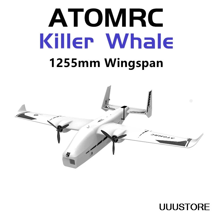 ATOMRC Killer Whale RC Airplane 1255mm Wingspan AIO EPP FPV Plane With Camera Mount UAV Aircraft KIT/PNP/FPV Toys