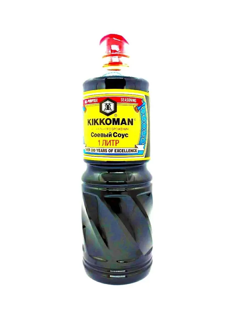 Kikkoman Соус соевый натурального брожения 1л х6 шт. Нидерланды | Продукты