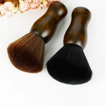 

Professional Soft Black Neck Face Duster Brushes Barber Hair Clean Hairbrush Salon Cutting Hairdressing Styling Makeup To