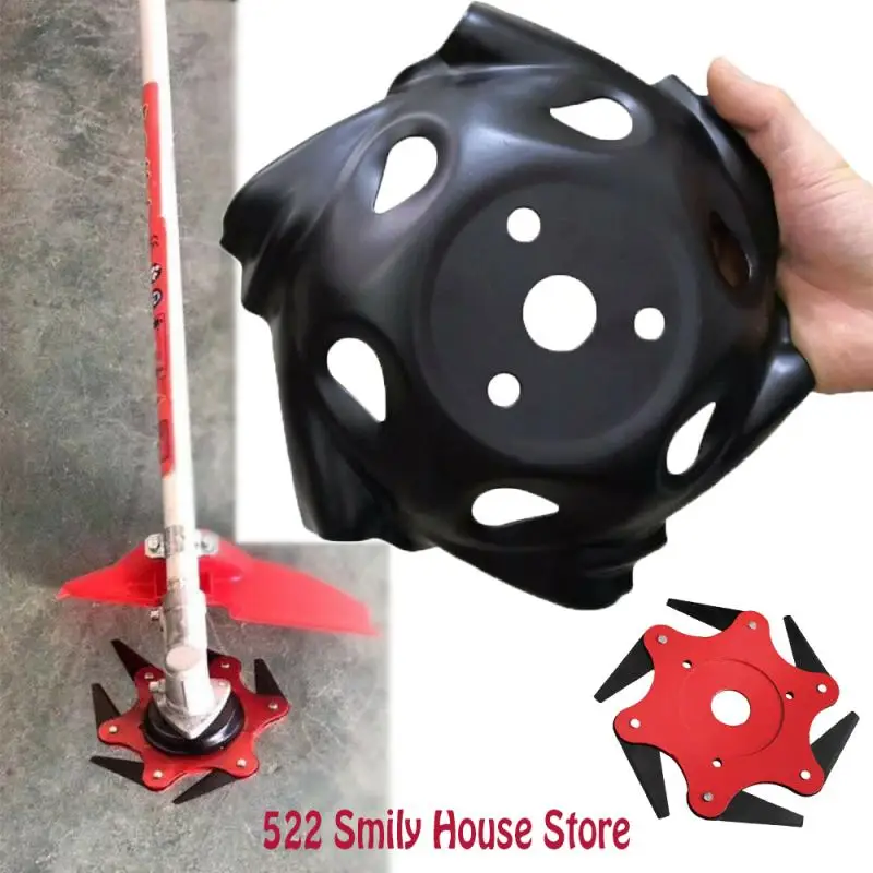 Carbon Steel Trimmer Head Garden Grass Trimmer Head Lawn Mower Weed