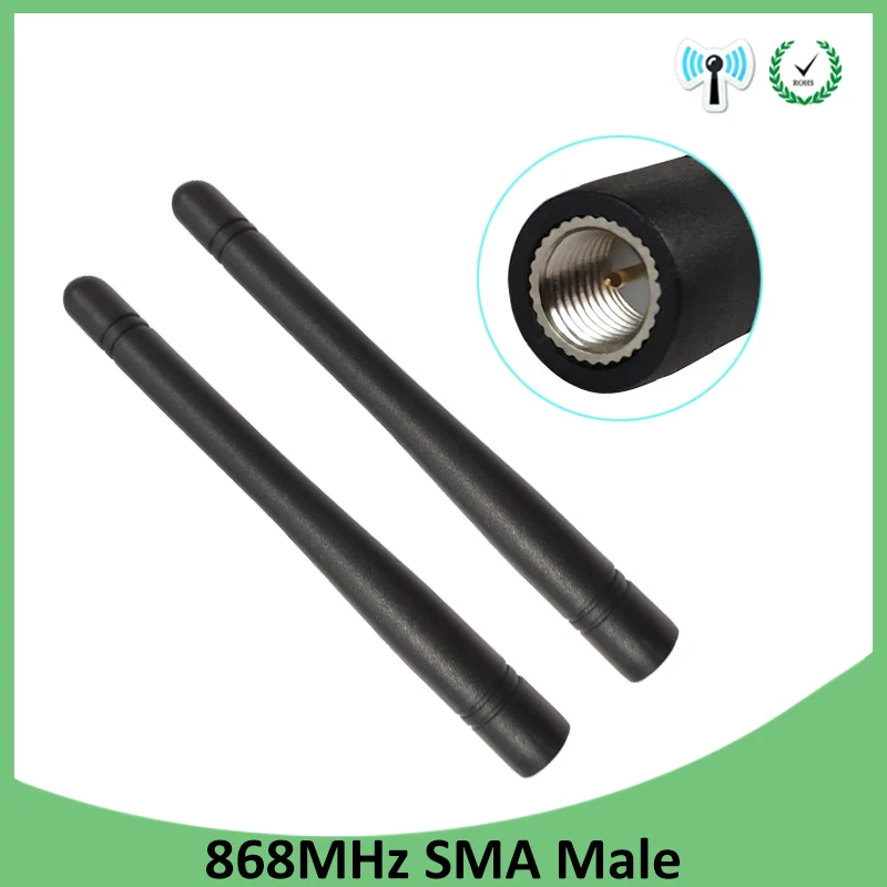 20 шт. 868 МГц 915 антенна 3dbi SMA разъем GSM антенны + 21 см RP-SMA/u. FL кабель Pigtail | Мобильные