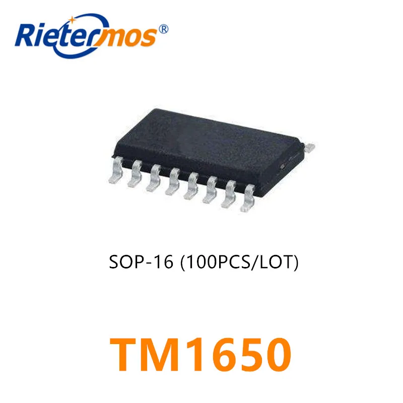 100 шт. TM1650 SOP16 высокое качество | Электроника