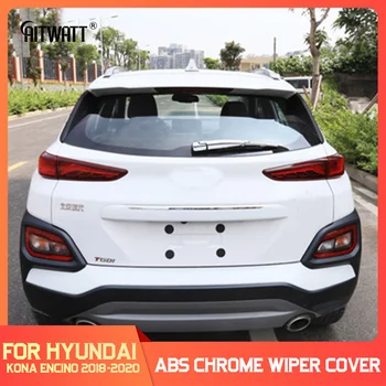 

For Hyundai Kona Encino 2020 2019 2018 Car ABS Chrome Rear Window Wiper Cover Trims Exterior Windscreen Wipers Decoration 4Pcs