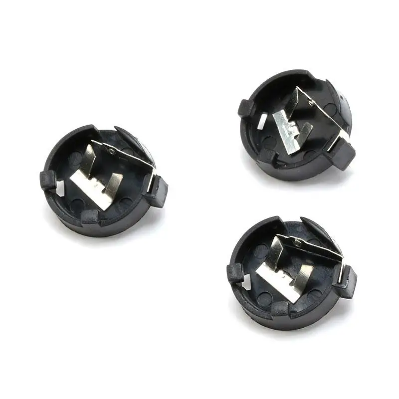 10PCS CR1220 round Button Coin Cell Battery Socket Holder Case Cover 3V battery Storage Box (1)