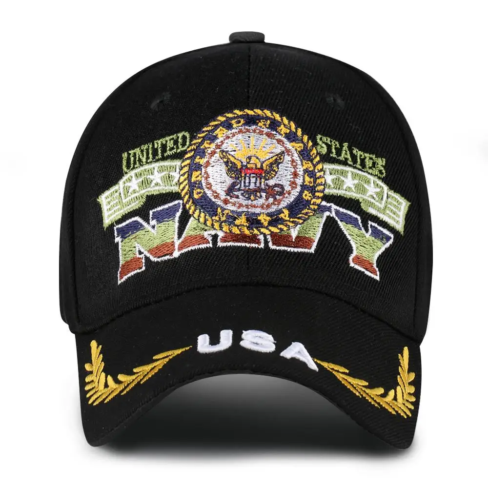 Темно-синяя мужская бейсбольная Кепка в стиле хип-хоп, летняя кепка, унисекс, с вышивкой, хлопковая кепка, армейский Стиль, крутой мальчик, черный с козырьком, бейсболка, Кепка для водителя грузовика