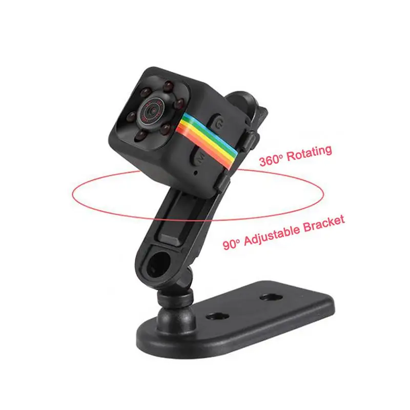 MeterMall 1080P Мини HD камера с поддержкой tf-карты с функцией ночного видения ip-камера usb зарядка вращение на 360 ° легкая Wifi камера