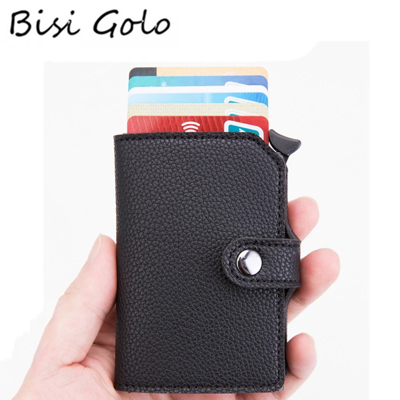 BISI GORO чехол для банковских карт RFID Блокировка ID держатель кредитной карты защита