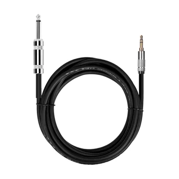 

3.5 mm 1/8" Male Stereo to 6.35 mm 1/4" Male Stereo Audio Cable iPod,Laptop,Home Theater Devices and Amplifiers, 2 Meters/Black