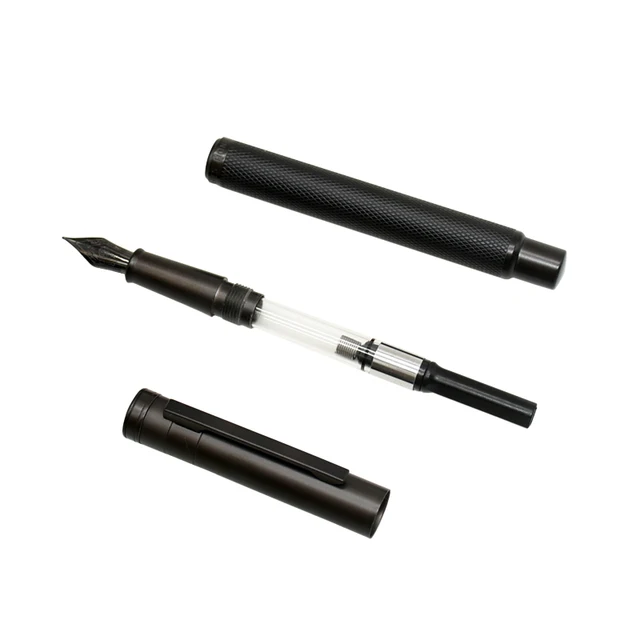 Penna Stilografica Hongdian Black Forest Max - Pennino Titanio - Foto 3