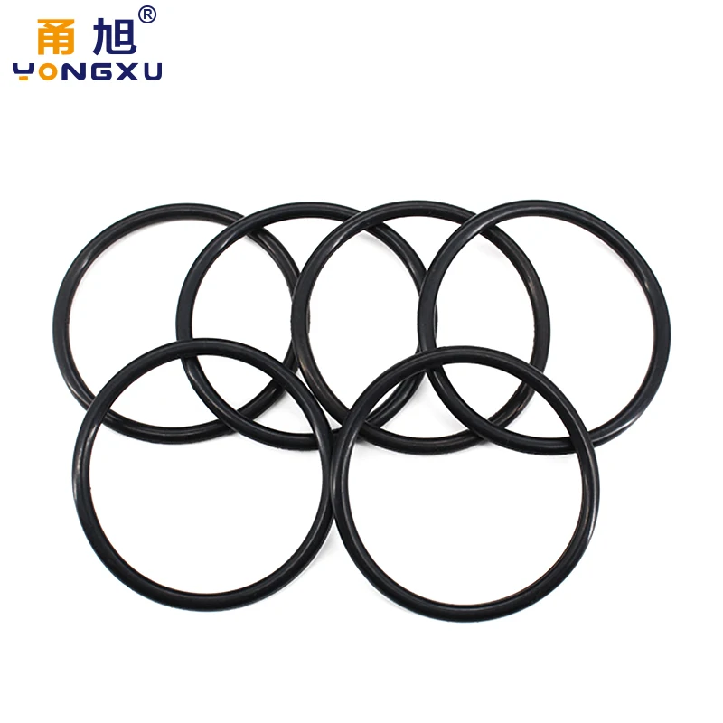 Rubber O Rings Keycap O Rings Silicone O Rings NBR O Ring Seal Gasket Thickness CS5mm OD18-250mm Wear Resistant Automobile Petrol Nitrile Rubber Waterproof
