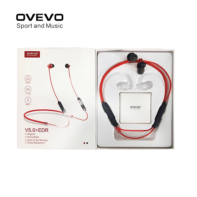 Обновленные наушники Ovevo X10 с шейным ремешком Bluetooth 5 0 защитой от потери гарнитура